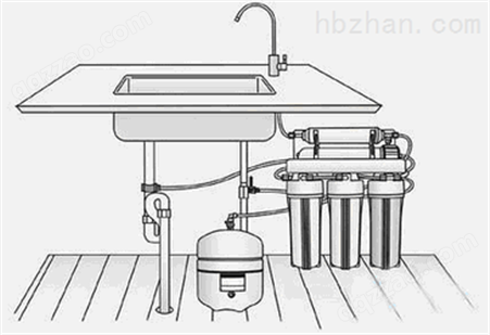 高配特惠橱下家用纯水机，反渗透净水机