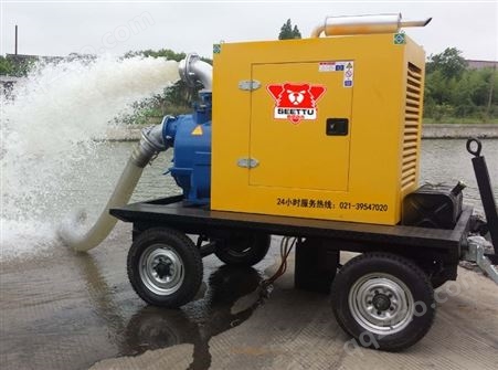ST80DP供应希图10寸 12寸 防汛泵车 防汛移动泵站 应急柴油机排水泵车