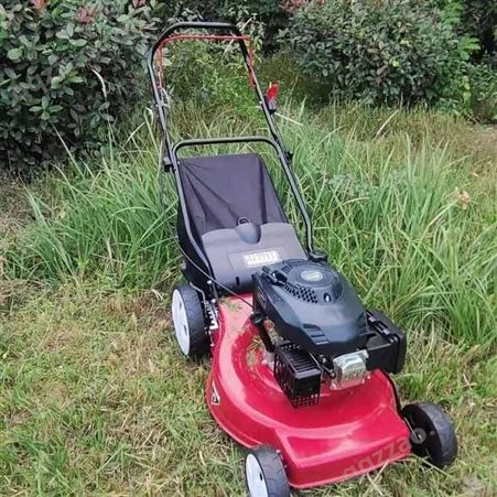 立安家用大功率草坪修剪机 自走式汽油草坪机