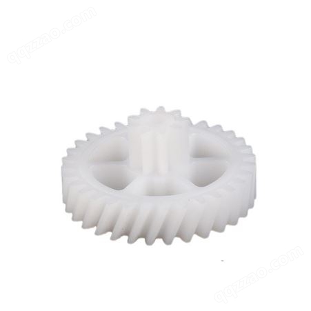 自动卷纸机塑料蜗杆斜齿轮加工 塑料传动齿轮齿轮箱 塑料齿轮蜗杆