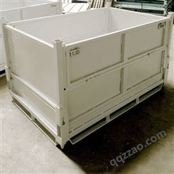 零部件周转料箱110A金属箱1411B折叠式可堆垛物流箱