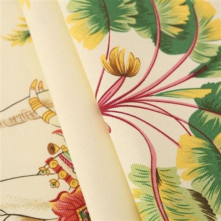 帆布印花桌布 现代简约家用印花台布 千畅米
