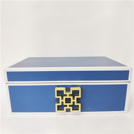 创意新中式收纳首饰盒软装样板间摆件卧室木质工艺品木盒加印logo