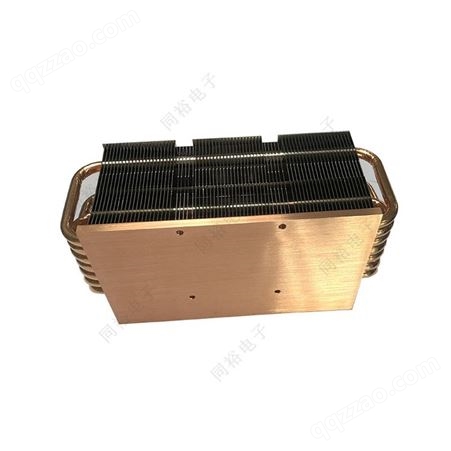 铜管焊接散热开模厂家定制 LED大功率散热器模组 热管鳍片散热器