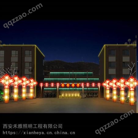 春节街道亮化-LED配套服务-LED春节街道亮化设计