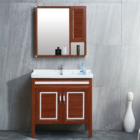 全铝洗漱台洗手柜百和美 支持定制可安装卫浴柜