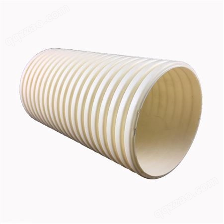 *金牛PVC双壁波纹管聚录乙烯upvc白色穿线管DN200