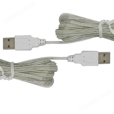 悦沣供应化妆灯透明USB镜子灯线LED灯线连接线束黑色USB线