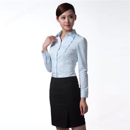 重庆服装定制公司 商务女士衬衣 职业休闲衬衫 时装定做
