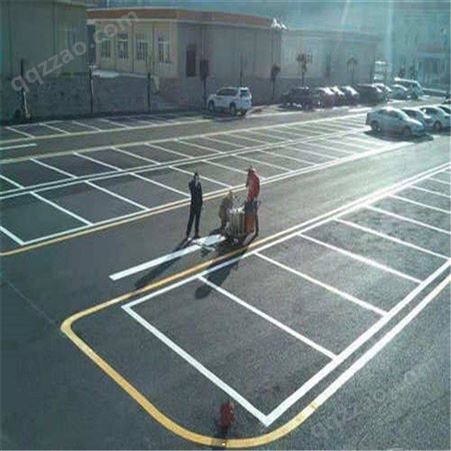 停车场划线批发定制 停车场划线施工团队 停车场划线