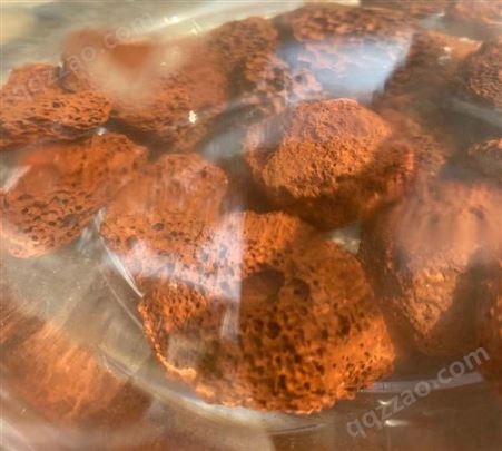 批发现货 红色火山石 园艺栽培造景 水处理用 火山石
