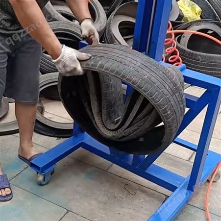 废轮胎切割机 汽车旧轮胎切割机器 切割轮胎机 生产