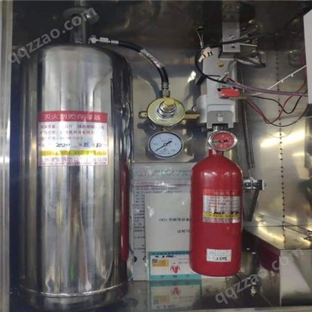 潮州酒店厨房灭火设备  单双瓶组厨房灭火设备安装