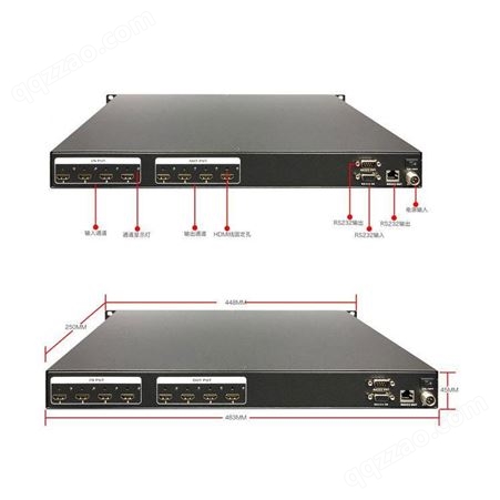 Makesure深圳可成HDMI矩阵MK-HD404高清4K长距离传输