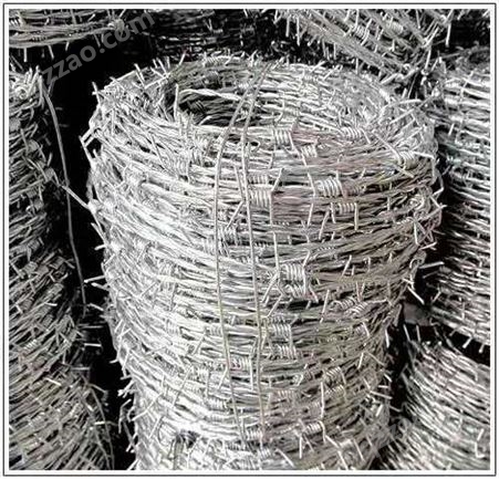 河北厂家供应钢丝刺绳铁蒺藜护栏网围墙防爬刀片