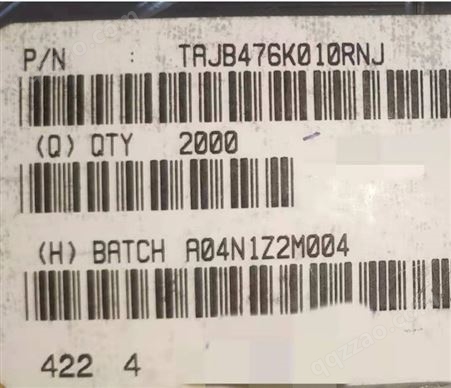 TAJB476K010RNJ 铝电解电容 AVX 封装3528 批次20+