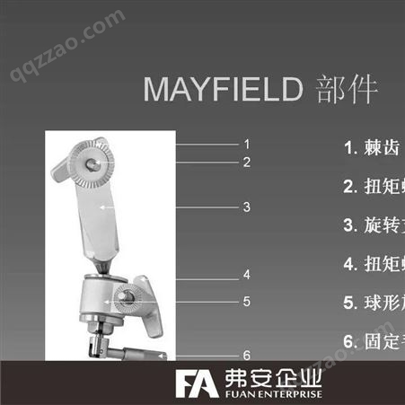 mayfield黄金版头架 透光头架牵开系统  美国梅菲尔德头部固定系统 牵拉系统三钉式1009