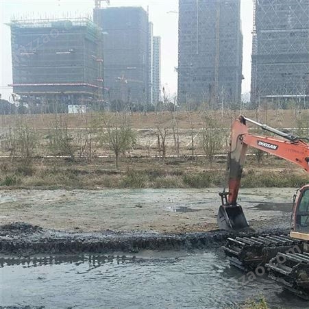 湿地挖掘机出租 迪庆水上挖机出租厂家