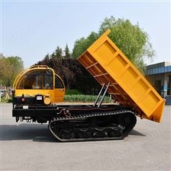 8吨爬山虎运输车 工程10吨履带式混凝土翻斗车
