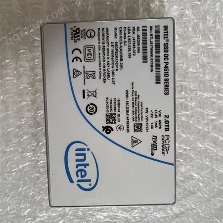 Intel/英特尔 P4510 2T nvme企业级U.2服务器PCIE固态硬盘