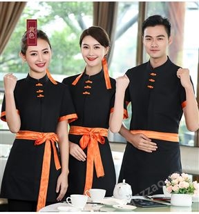 北京丰台服务员工服定做酒店接待工装餐厅宾馆工服春夏装