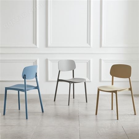 现代简约椅子北欧家用塑料餐椅书桌椅网红靠背凳子休闲椅洽谈桌椅
