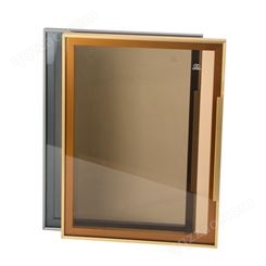 轻奢风家居铝框玻璃门 极简铝合金衣柜门橱柜门 20极简窄框玻璃门