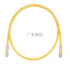 泛达（PANDUIT） 六类非屏蔽网络跳线RJ45黄色 2米