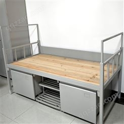 钢制单层床 铁艺床 制式床
