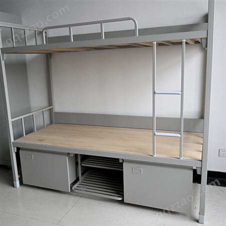 宿舍双层床 钢制上下制式床采购 宿舍双层上下床 优美生产