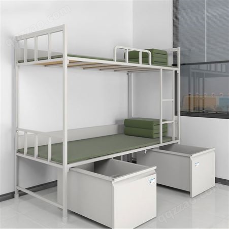 优美钢塑上下床 铁架双层床 双层高低床 学校公寓床 生产厂家 按需定制