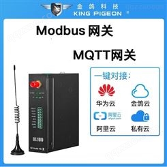 金鸽科技4G无线模块Modbus转MQTT网关到broker私有物联网云平台emqx 串口rs485